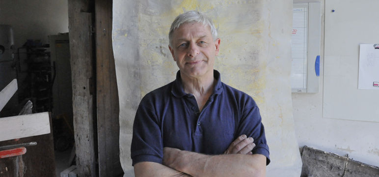 Wolfgang Gregor und Christiane Drendel von der Kunstgiesserei Landin